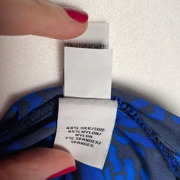 Diane von Furstenberg Leron Silk Georgette Tie Sleeve sheath dress size 6 - Picture 5 of 15